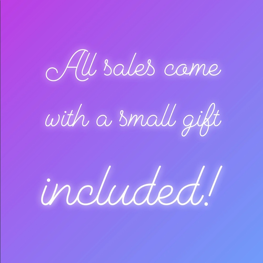 Offers Welcome! small gift included!